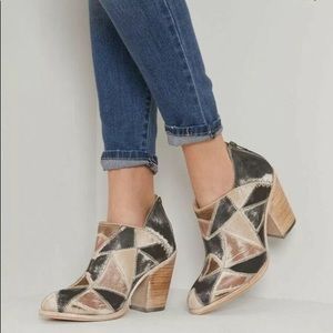 Freebird by Steven Steel Patchwork Booties